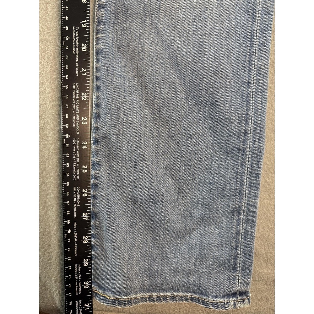 Lucky Brand Hayden Straight Jeans Mens 32x31 Light Wash Blue Stretch Denim - Picture 9 of 11